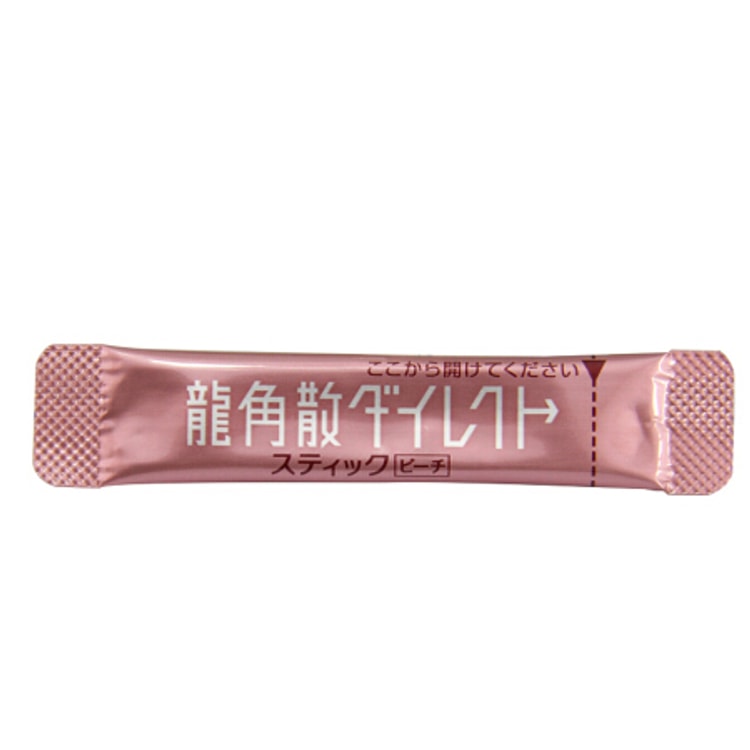 日本直邮】RYUKAKUSAN龙角散润喉粉蜜桃味16包- 亚米