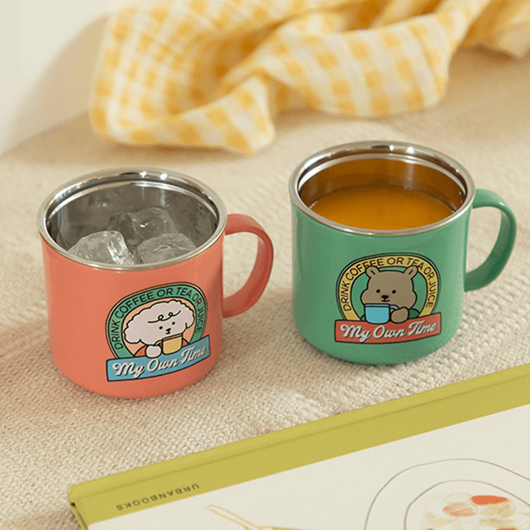 Stainless Mug Cup 2pcs Set My Buddy 300ml 3