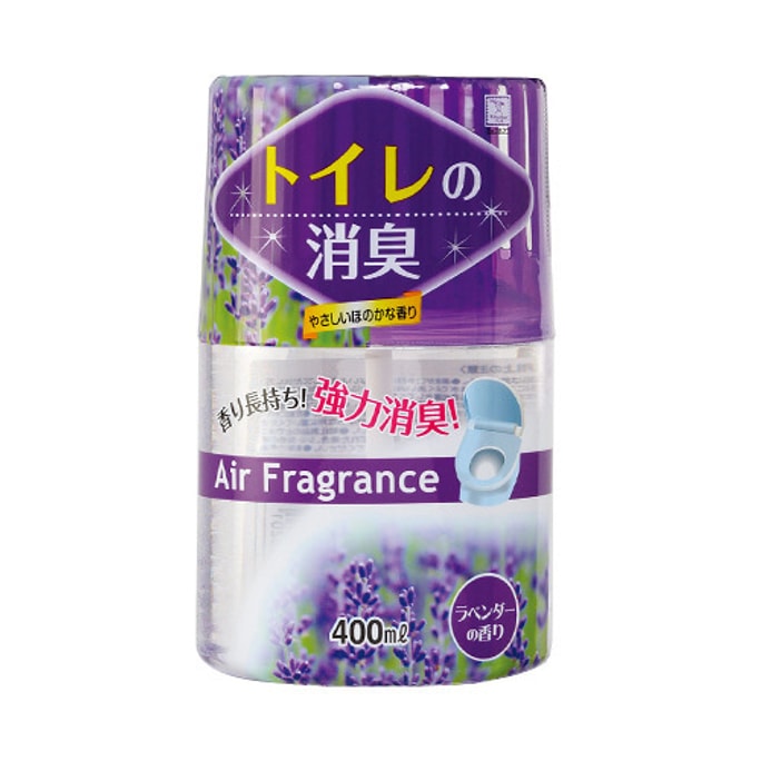 日本KOKUBO小久保 厕所卫浴使用空气清新消臭剂 薰衣草香 400ml