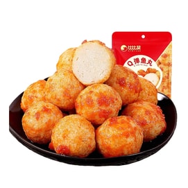 比比赞 Q弹鱼丸 香辣味100g 即食鱼蛋鱼糜海味零食【口感紧实】【弹牙爽口 鲜辣入味】