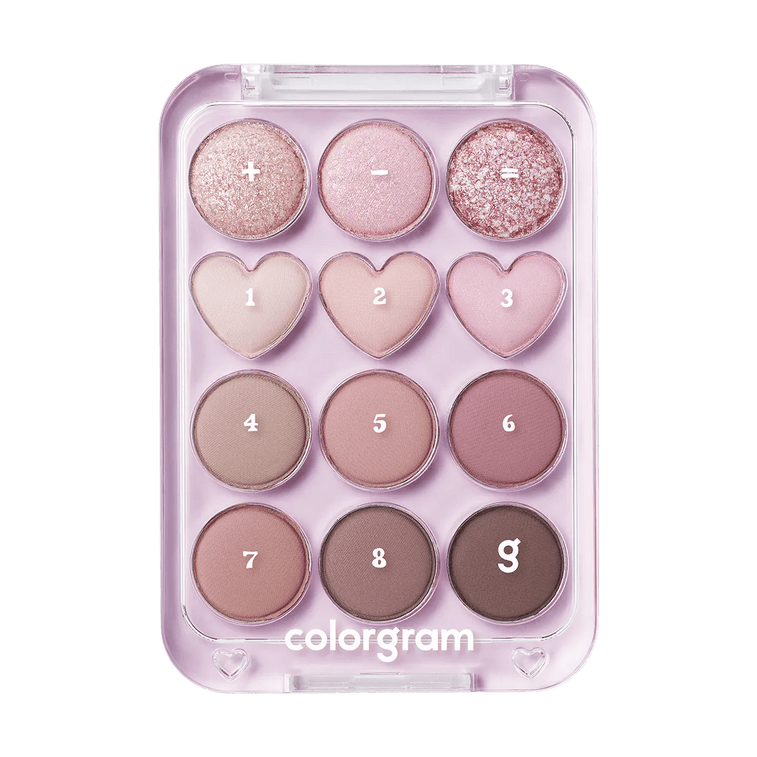 Pin Point Eyeshadow Palette, 0.34 oz. #02 Pink + Mauve = ❤ 8