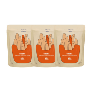 【中國直郵】 MUSHMUSH 杏鮑菇脆片蘑菇脆解饞健康零食 番茄味25g*3袋