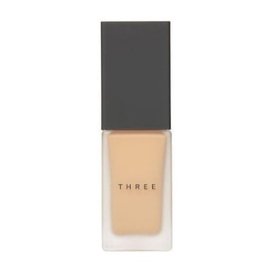 【日本直郵】Three 凝光水粉霜 素肌陶瓷粉底液 30ml #202 自然米色 乾油皮控油遮瑕保濕持久