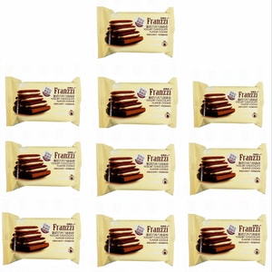 フランツィ ヨーグルトチョコレートクッキー（10パック入り）[一口ごとにサクサクとした食感と、さらに滑らかなフィリング]