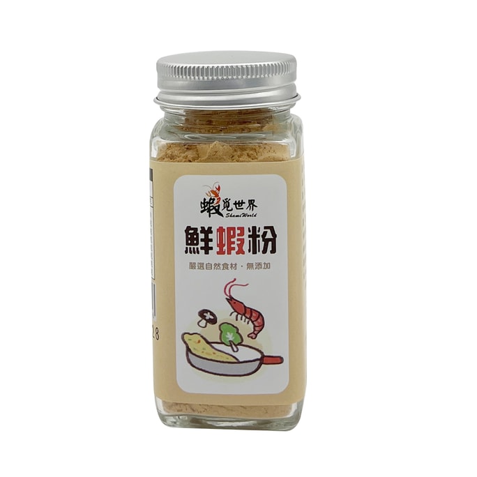 [台湾直邮]虾觅世界 鲜虾粉 60g