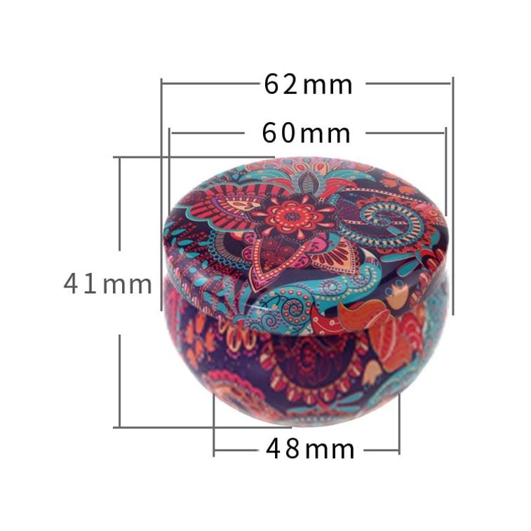 【中國直郵】 海藍星 乾花香氛蠟燭茉莉花香氛精油蠟燭80克 情人節 客廳 浴室 裝飾 4