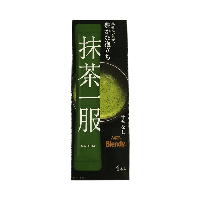 AGF Brendy Matcha one dose without milk 7.5gx4