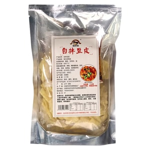 Hand-mixed Bean Curd Sheets, Korean-Style Spicy Tofu Skin, Numbing and Spicy Cold Dish, Traditional Hand-Mixed Oil Bean Curd Sheets, Childhood Snack 150g/bag