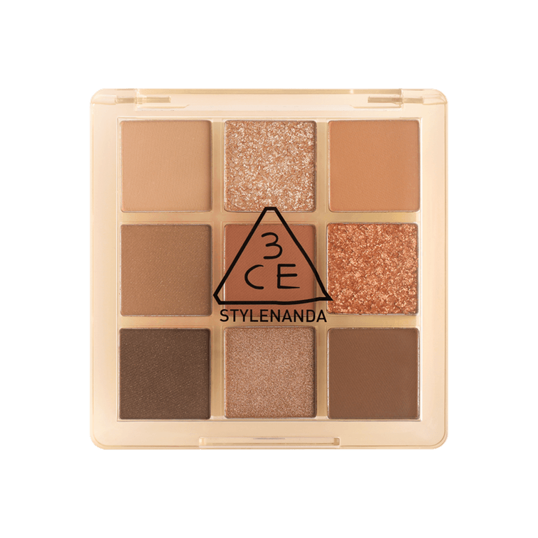 韩国3CE 九宫格9色多功能眼影盘 哑光碎钻珠光多用盘 #Butter Cream 黄油盘 暖棕曲奇 8.5g 【小红书推荐 奶欲千金】 6