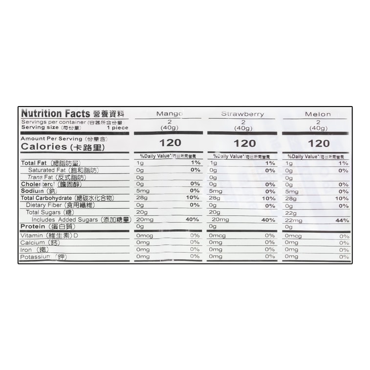 フルーツもち、8.47オンス 6