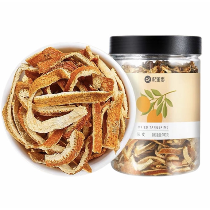 칠리샹 5년 숙성 귤껍질 100g, 전통 방식으로 건조, 부드럽고 향긋함