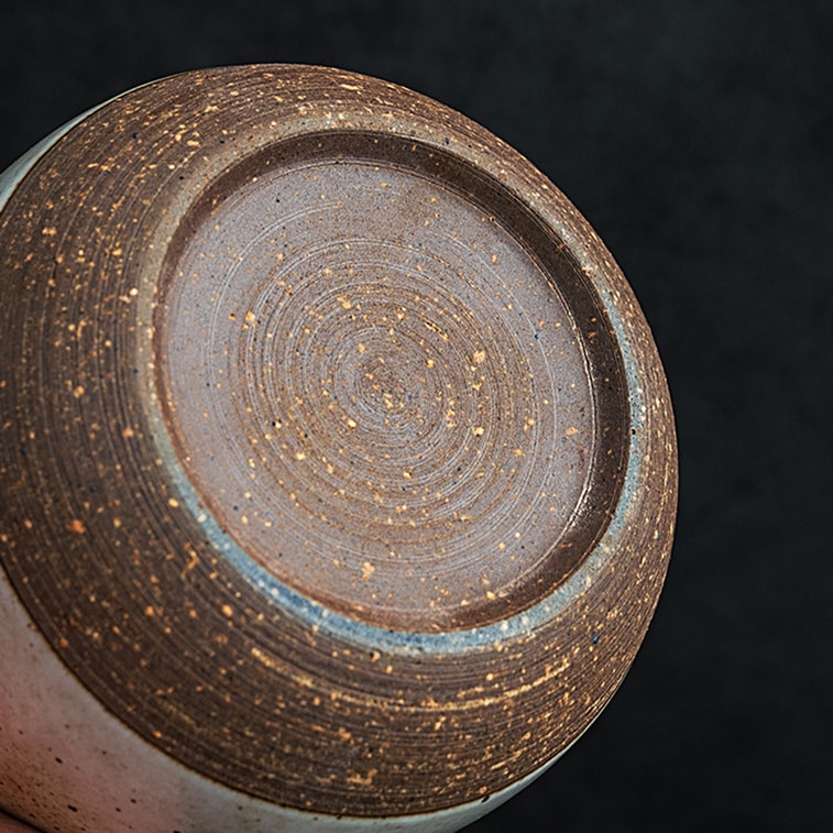 Wax thread stoneware stew pot【hand-made Japanese style】 4