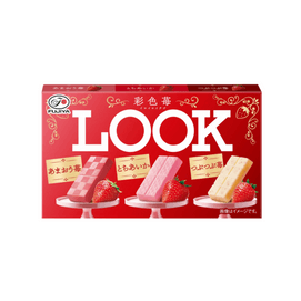 日本 FUJIYA不二家 不二家 LOOK 彩色莓 三种人气草莓巧克力 43g