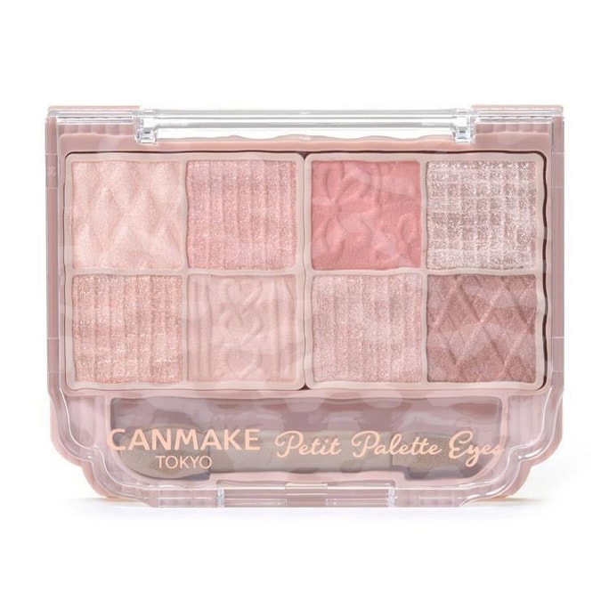 CANMAKE New Product Eight Color Eyeshadow Palette #01 Apricot Pink 2g