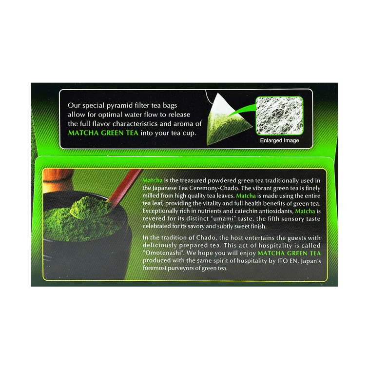 日本ITO EN伊藤园 日式传统抹茶绿茶茶包 20包 30g【0糖0添加】 9