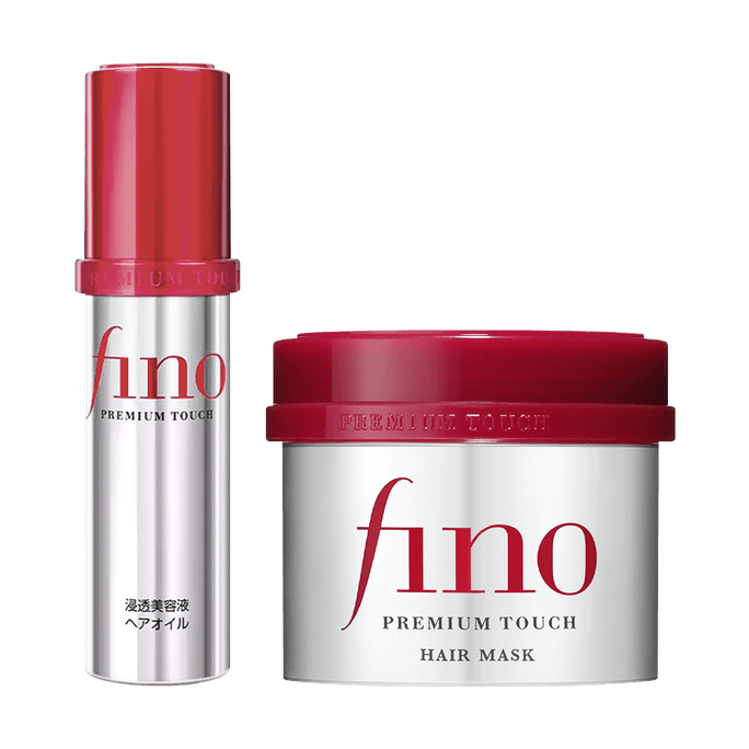 FINO Premium Touch Hair Mask 230g & Luxurious Hair Oil 70ml Set