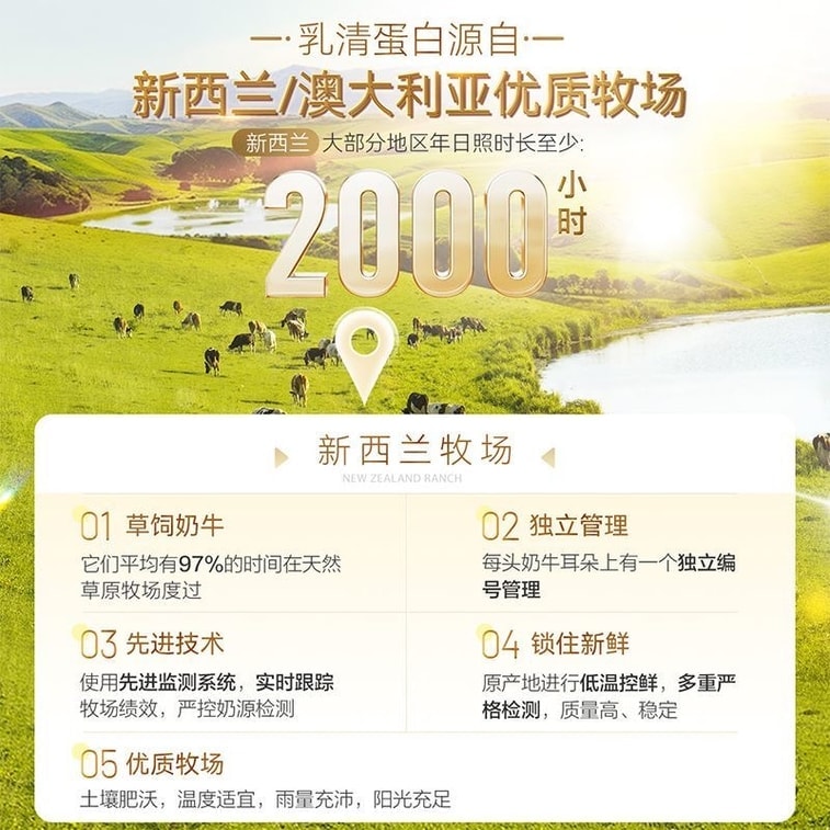 【中國直郵】 湯臣倍健 蛋白質粉增強免疫力禮盒乳清中老年成人營養品 星鑽蛋白粉300g*2