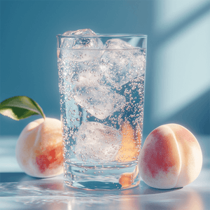 Genki FOREST White Peach Soda Sparkling Water,0 Calorie 0 White Sugar Water Drink, 16.23fl oz,Packaging May Vary