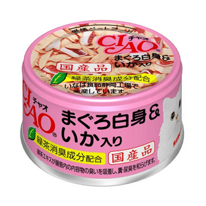 Cat Can, Tuna & Squid Flavor, 85g