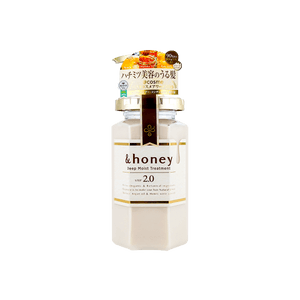 日本&HONEY安蒂花子 水感丰盈滋养护发素 440ml 蜂蜜保湿润发乳 改善毛躁分叉 @COSME大赏第一位