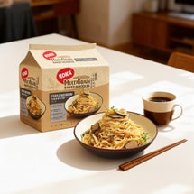 멀티그레인 구운 국수, 트러플 버섯 맛, 5팩, 12oz 【저지방】【튀기지 않음】【SIFST 어워드 수상】