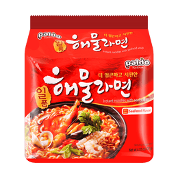 Seafood Noodle Soup,Ramen 5packs