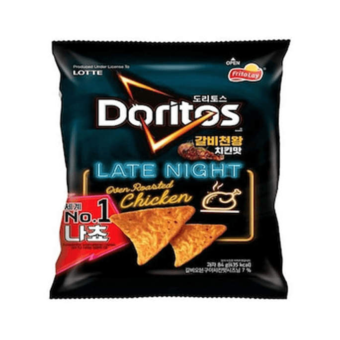 韩国LOTTE Korea乐天Doritos排骨炸鸡味84g