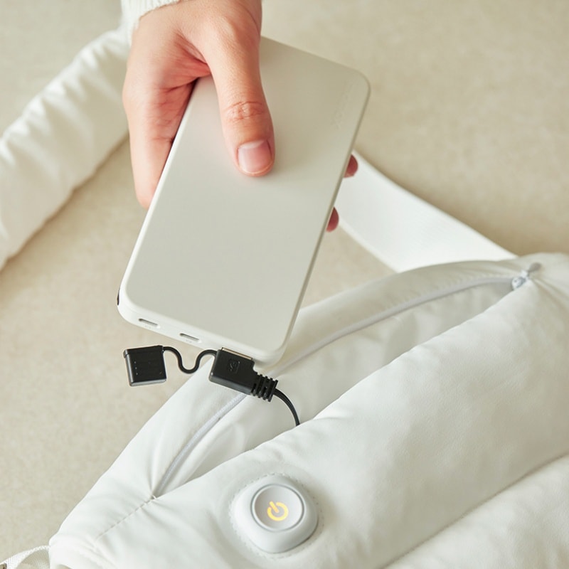 【中国直邮】 OLAYKS 【首创新品】暖暖包石墨烯暖手袋充电式热水袋女生礼物 大地色 一个装