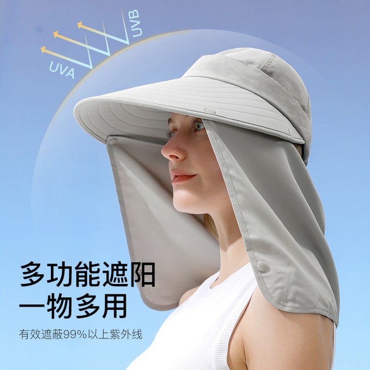 【中国直邮】 GoloveJoy 防晒遮阳帽 粉色一顶 3