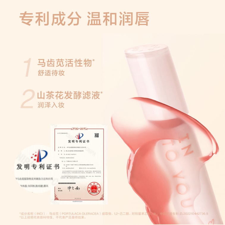 Glow Lip Tint Glasting Moisturizing & Shiny Lip Gloss GW06 2.6g 1pc 3