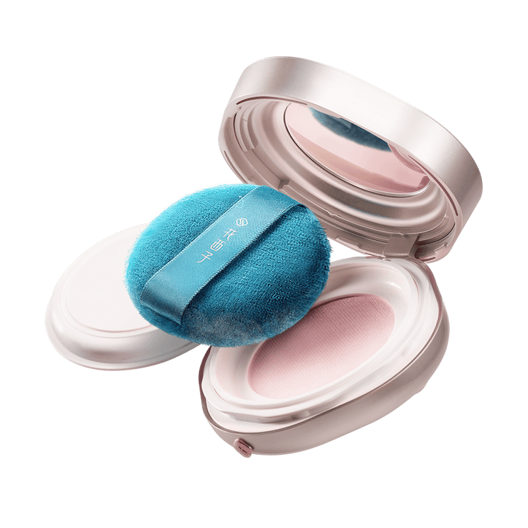 FLORASIS花西子 玉女桃花轻蜜粉 玉方款 香粉盒版  06桃夭粉 8.5g 4