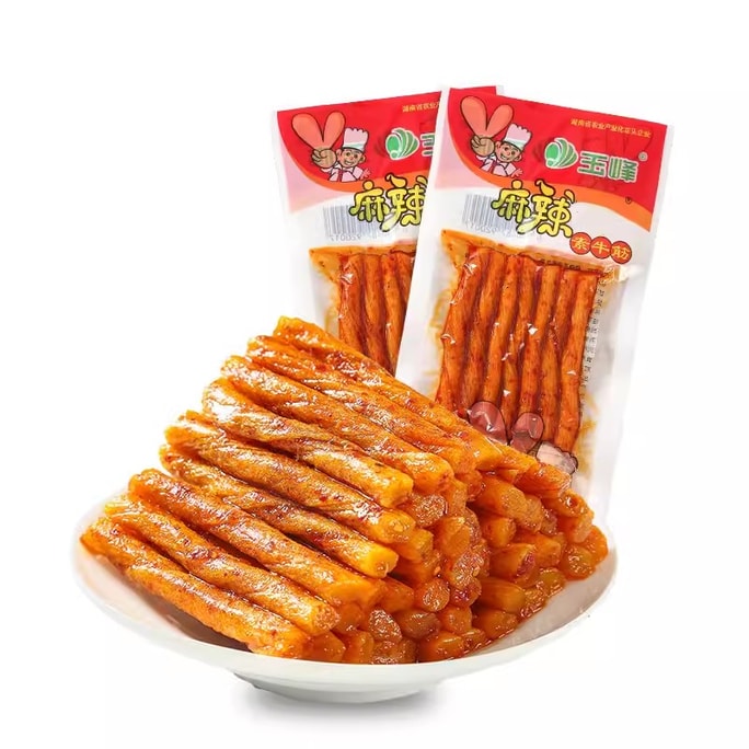 Spicy Strip Vegetarian Beef Tendon Net Red Small Snacks Childhood Hunan Specialty 16G/ Package