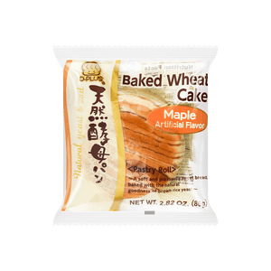 Natural Yeast Baked Wheat Bread ,Japanese Dessert,Maple Flavor, 2.82oz