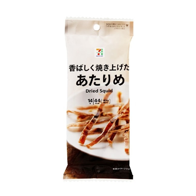【日本直邮】日本711便利店 鱿鱼丝14g 新旧包装随机发