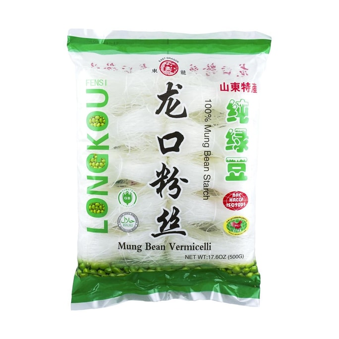 東龍 龍口粉絲 純綠豆 500g【山東特產】