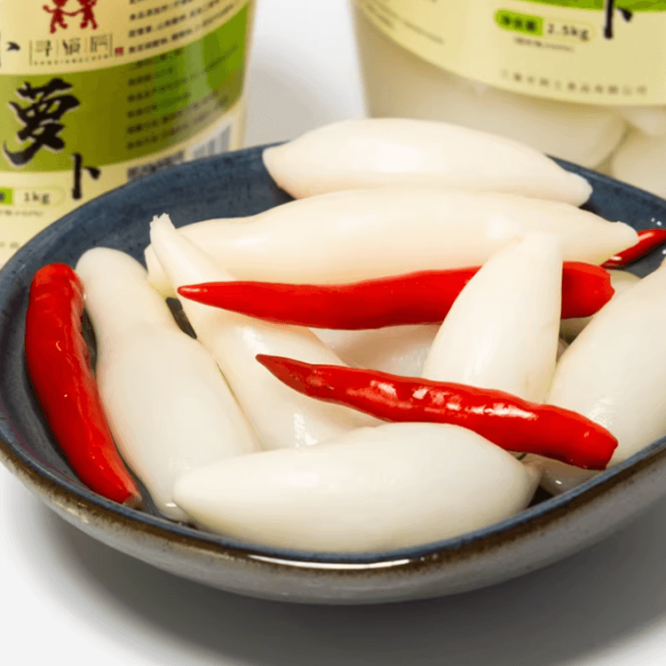 Pickled Radish With Wild Pepper Full Plump Crispy Lanxi Style Sour