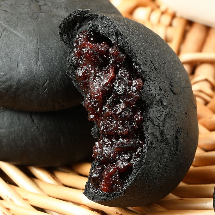 商品详情 - 【中国直邮】 味滋源  五黑桑葚紫米饼椹软心糯米粗粮饼五黑糕轻食早餐代餐传统糕   300g/盒 - image3