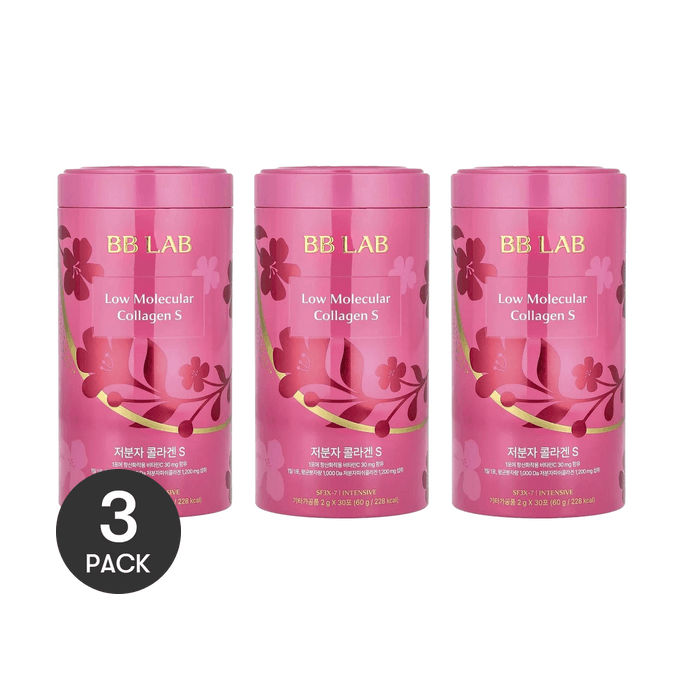 인텐시브 저분자 콜라겐 S, 0.07 Oz X 30 포입 *3【3개 묶음】