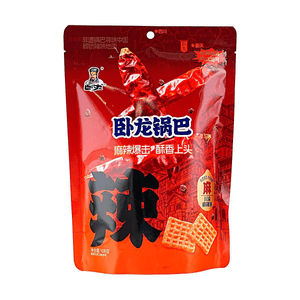 Rice Crisps Sichuan-Chongqing Spicy Flavor 3.81 oz【Sichuan-Chongqing Spicy Flavor】【Intangible Cultural Heritage Craftsmanship】