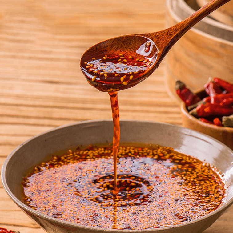 Assaisonnement mélangé à l'huile rouge, 26.45 oz【Sauce authentique à l'huile pimentée du Sichuan】 7