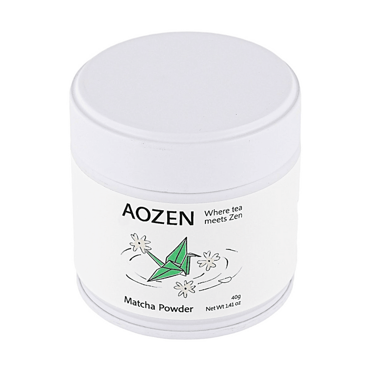 AOZEN 純抹茶粉 40g 杭州徑山抹茶【傳統日式蒸青工藝】【零糖100%純粹無添加極簡配方】【可製作抹茶拿鐵酸奶沖飲糕點烘焙等】 11