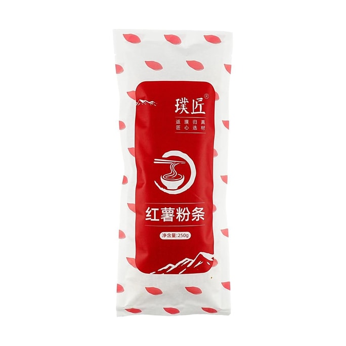 璞匠 红薯粉条 250g【Q弹劲道 口感顺滑】【四川特产苕粉火锅粉】【100%纯红薯粉】