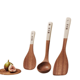 Spatula ebony spatula non-stick frying spatula frying spatula + soup spoon + rice spoon 