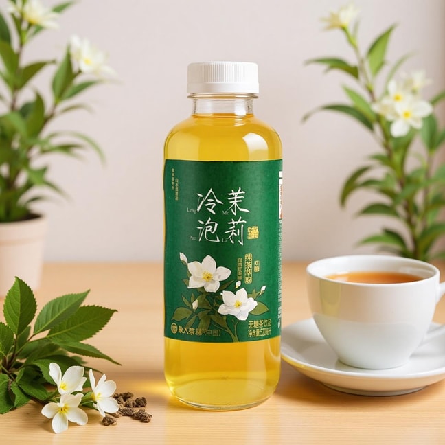 象入茶林 冷泡茉莉 无糖茶饮 520ml【纯茶萃取 淡雅花香 清新茶韵】【0糖0脂0卡】