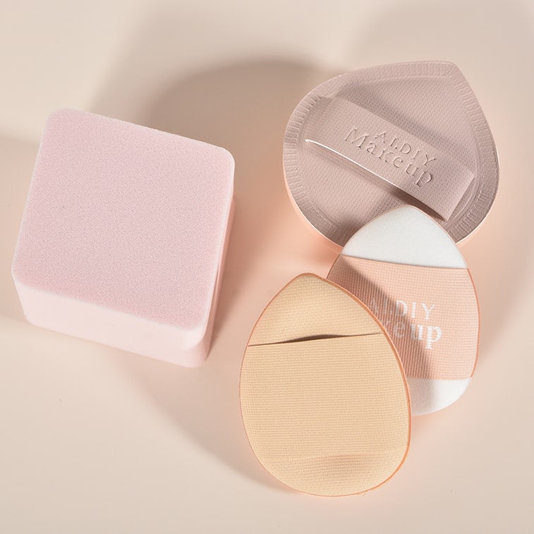 마리안 [공식 플래그십 스토어] 엄지 파우더 퍼프 세트, 메이크업 스펀지, 파운데이션 스펀지 (습식 및 건식 사용 가능), 1박스 5