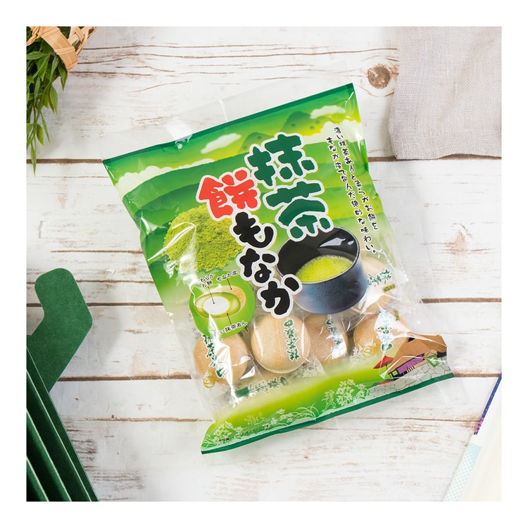 BESSHO SEIKA HOSODA BROS Maccha Mochi Monaka Baked Japanese Cake