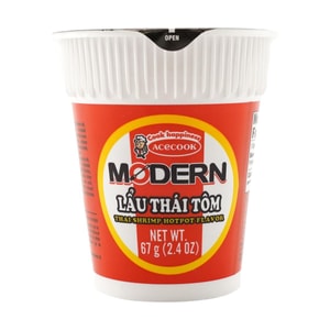 Modern Thai Shrimp Hotpot Flavor Instant Noodles , 2.36 oz