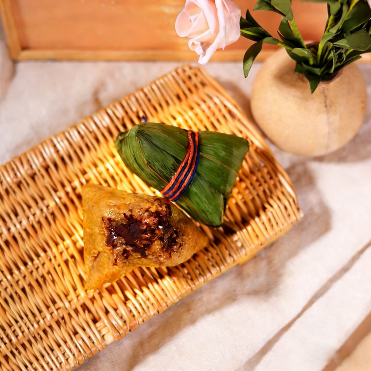 Egg Yolk Red Bean Paste Zongzi 150g*2 3