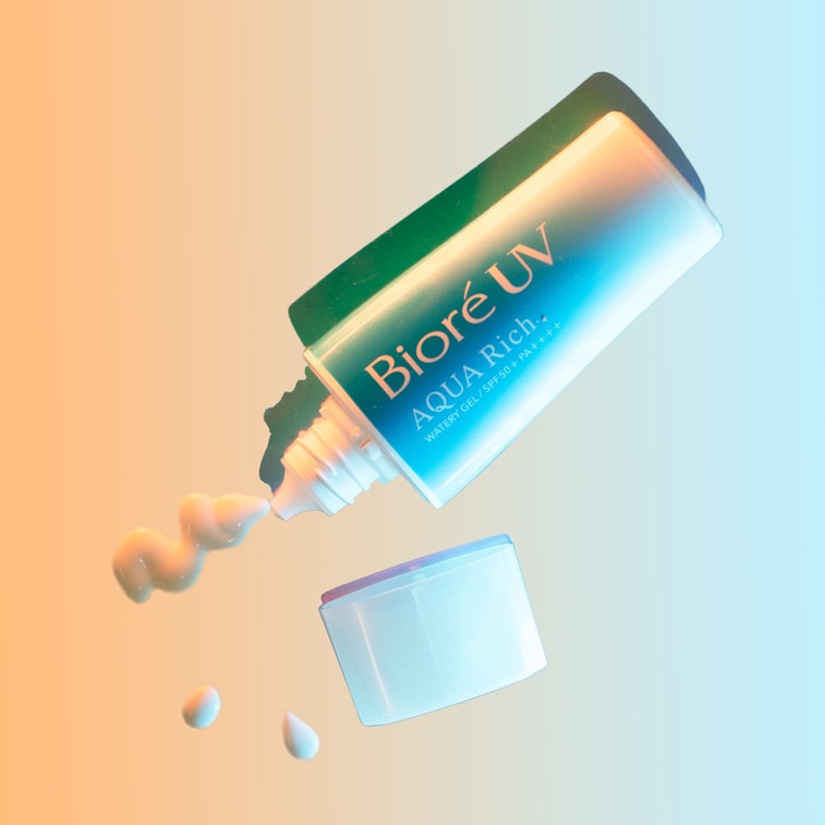 日本KAO花王 BIORE碧柔 水活防曬優護水凝露 小藍瓶防曬乳 SPF50+/PA++++ 70ml【新款本土版】 7