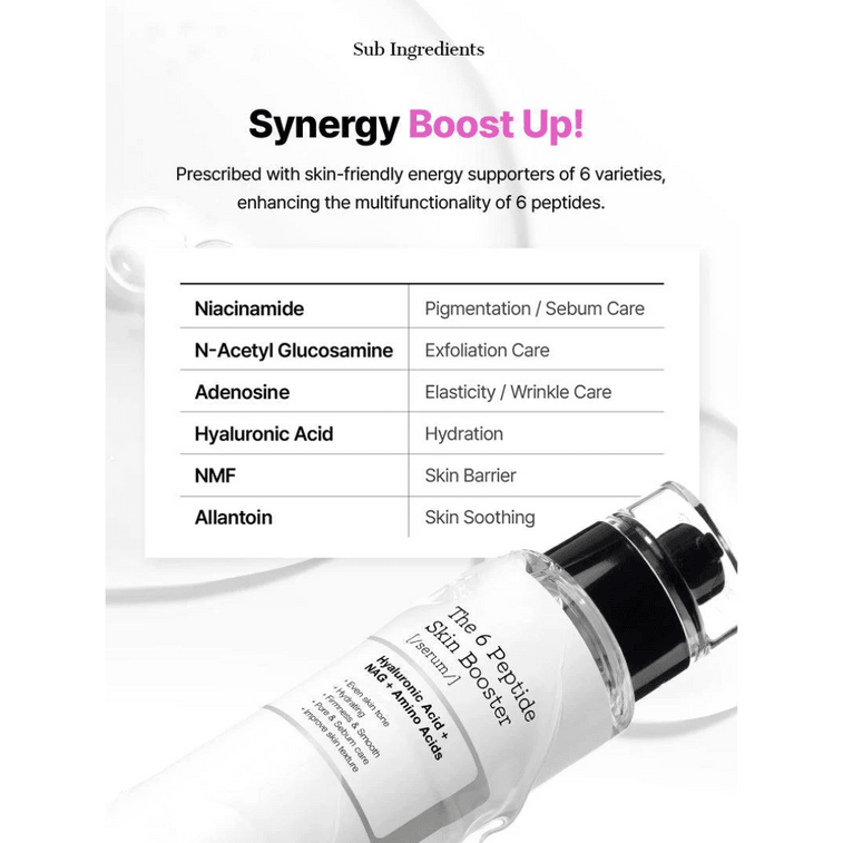 The 6 Peptide Skin Booster Serum 150mL 8